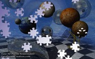 Gaia 3D Puzzle Screensaver screenshot